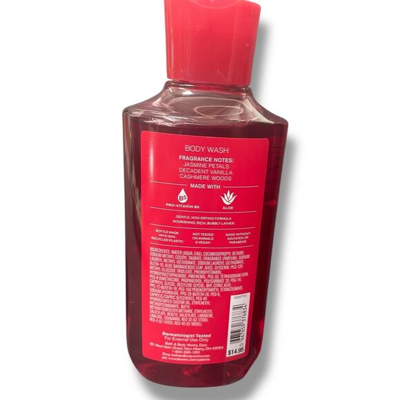 Bath & Body Works Forever Red Vanilla Rum Mist Body Cream Wash Gift BBW Lot of 3 - Picture 9 of 12